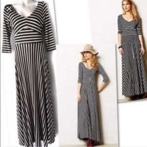 Anthropologie | Puella Striped Maxi Dress | Small